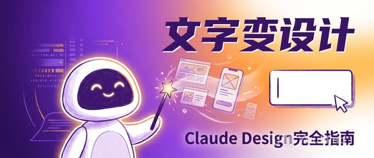 Claude Design 完全指南:從文字到設計的 AI 革命